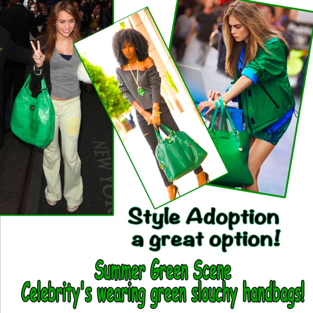 Butter Soft Leather Handbag - Green